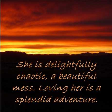 Love beautiful mess quote with sunset.jpg